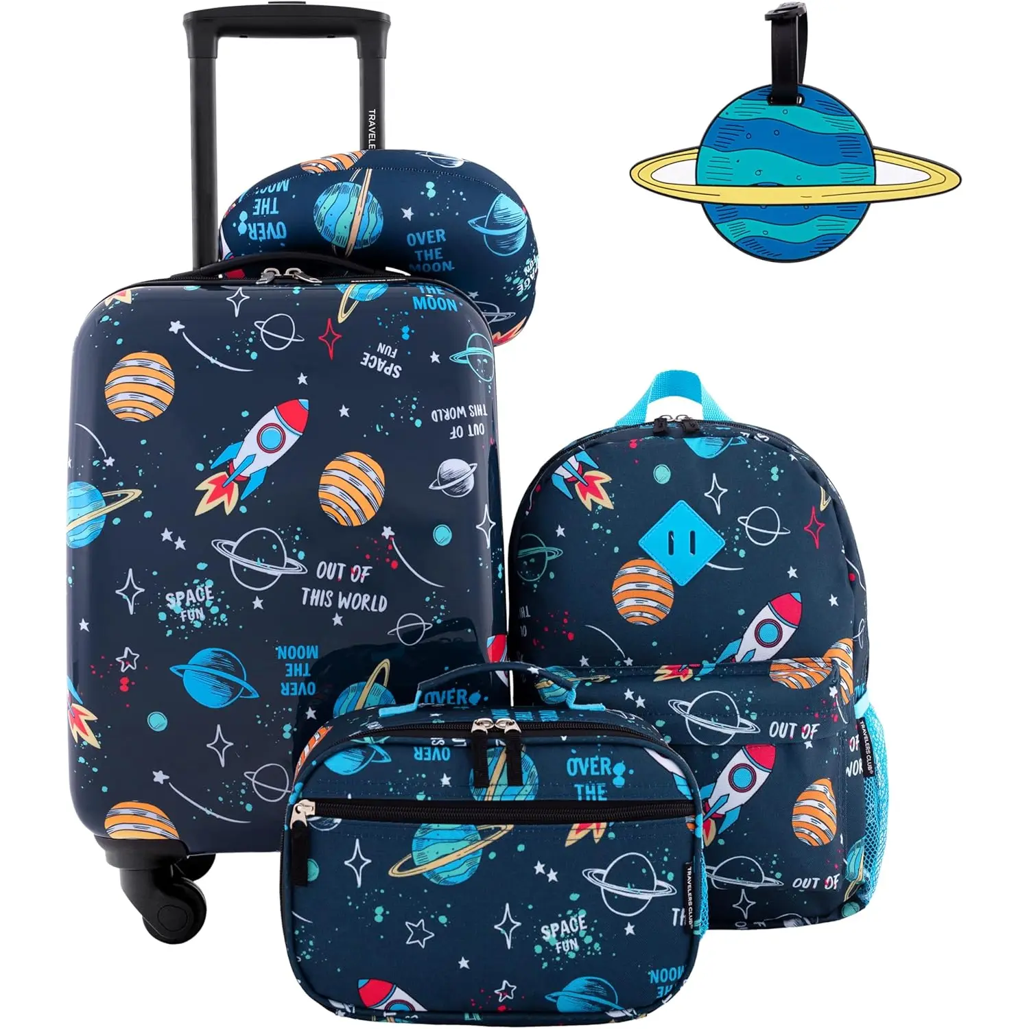 Travelers Club Kids Luggage, Space, 5-Piece Set - 1